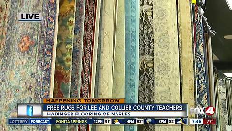 Free rugs for Lee and Collier County teachers