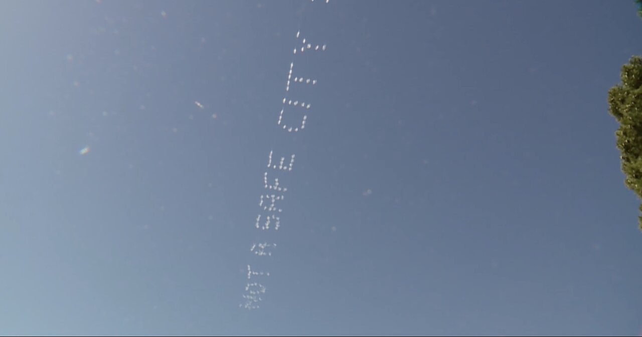 Words written in the San Diego skies to protest ICE and immigration detention centers