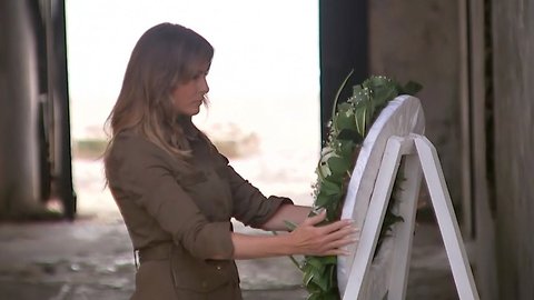 Melania Trump Visits Former Slave Holding Facility In Ghana