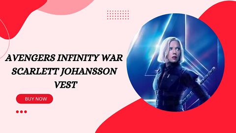 AVENGERS INFINITY WAR || NATASHA ROMANOFF || VEST