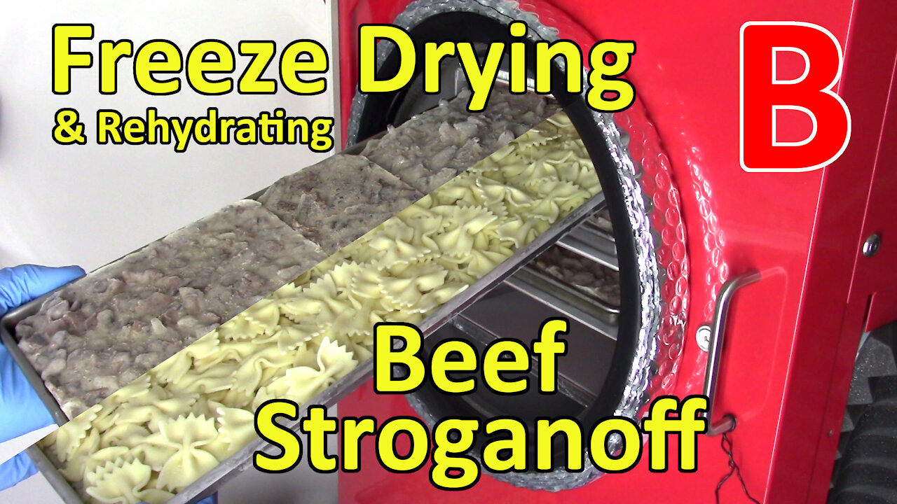 Beef Stroganoff - Making, Freeze Drying and Rehydrating