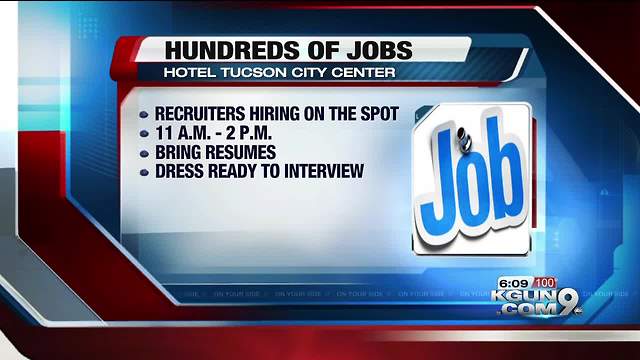 Hundreds of jobs up for grabs this Tuesday