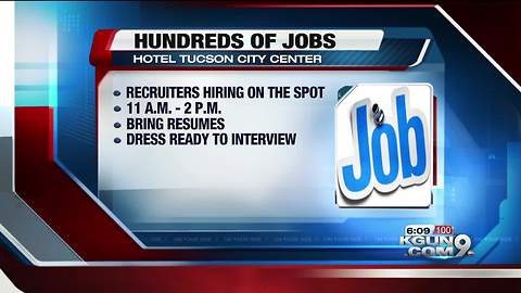 Hundreds of jobs up for grabs this Tuesday