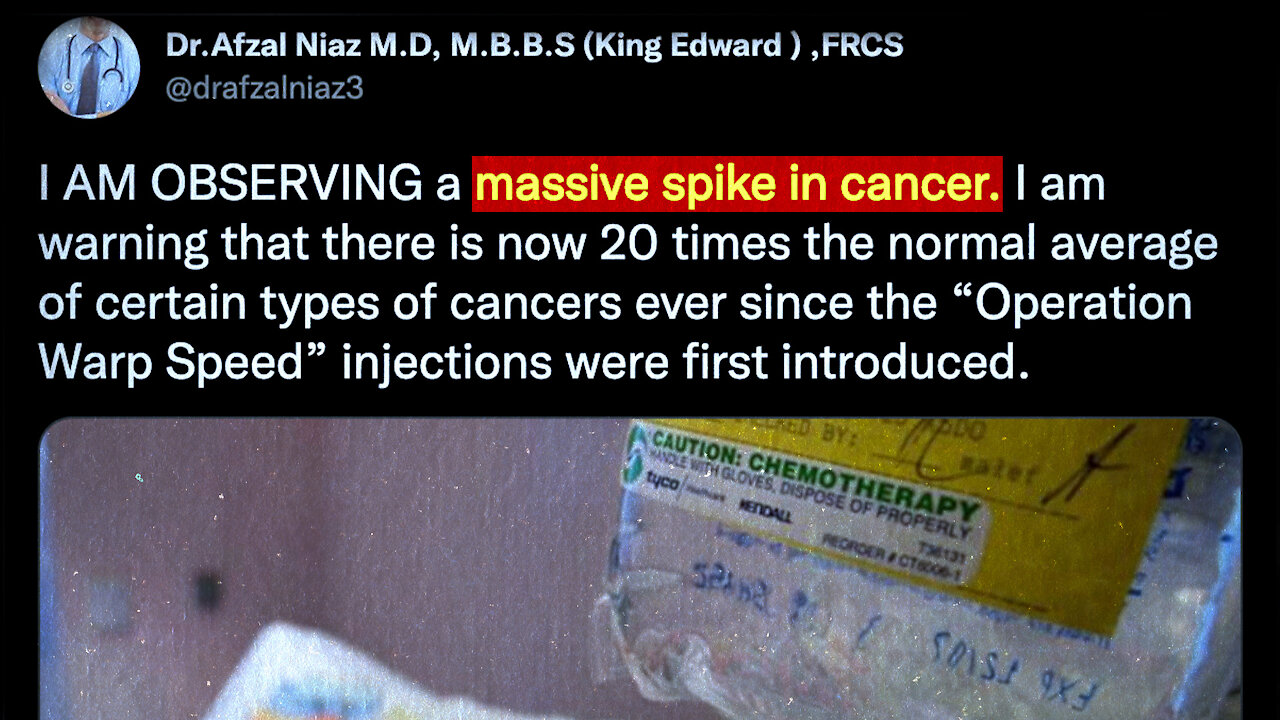 20 Times Increase In Cancer Since COVID Vaccine Introduced