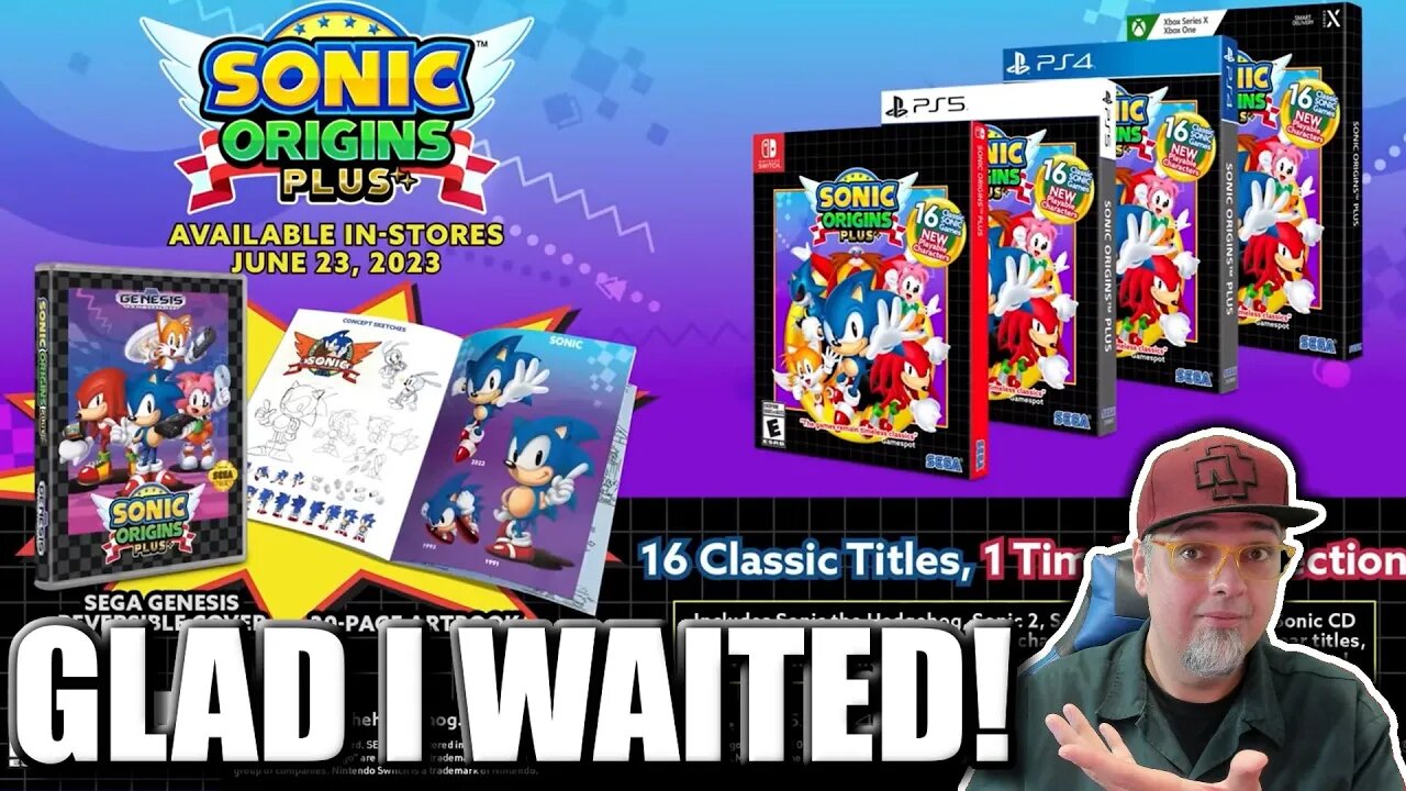 I KNEW IT! GLAD I WAITED! Sonic Origins Plus Collection Physical Edition COMING SOON!