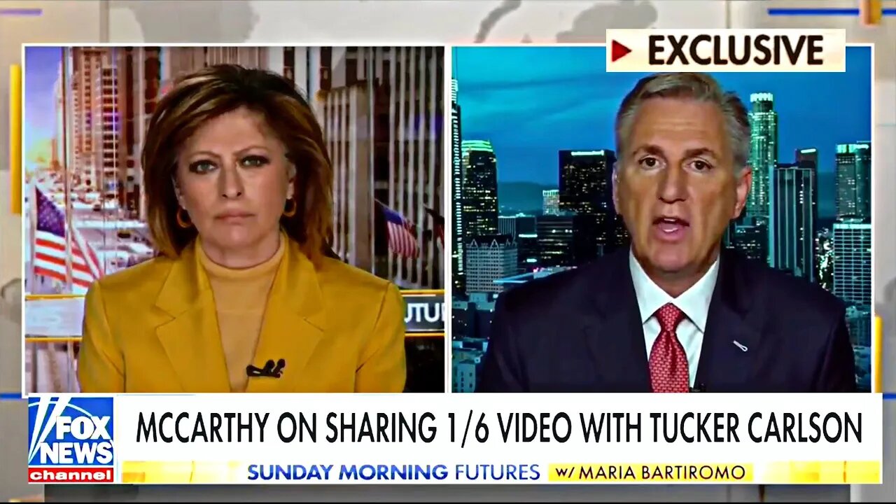 "DEMOCRATS ARE NOT HONEST!!" Kevin McCarthy On Giving January 6th Footages To Tucker Carlson