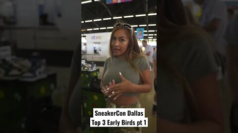 Day 1 SneakerCon Dallas - Genevieve’s Top 3 Early Bird Shoes #shorts
