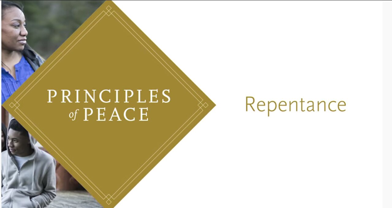 Principles of Peace: Repentance #PrinceofPeace