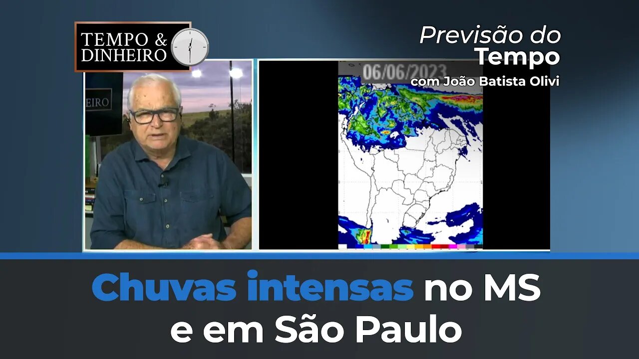 Chuvas intensas no Mato Grosso do Sul, São Paulo e na Argentina