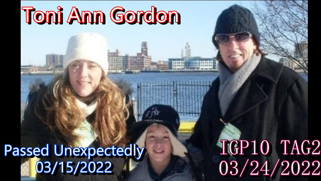 IGP10 TAG2 - In loving memory - Toni Ann Gordon