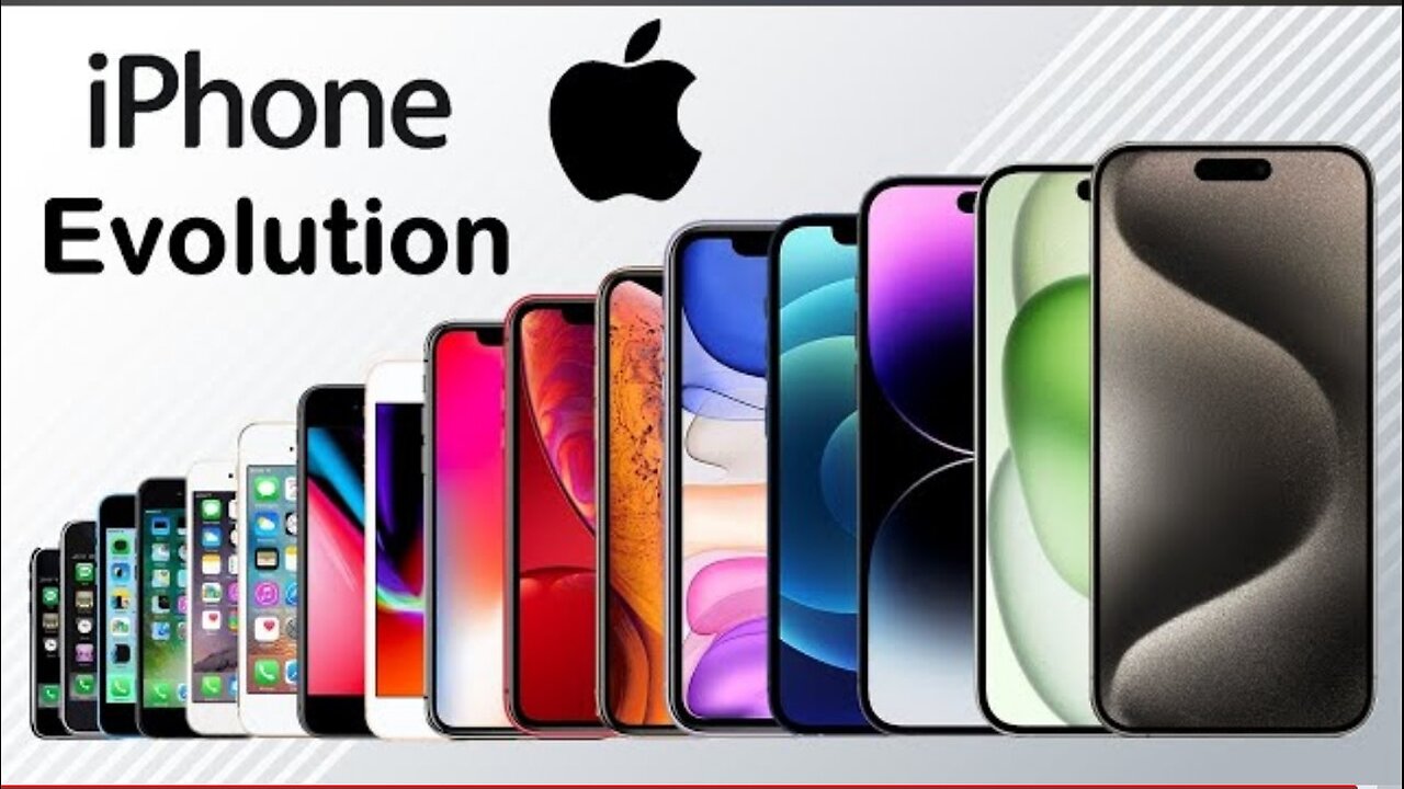 Evolution of iPhone- every iPhone ever