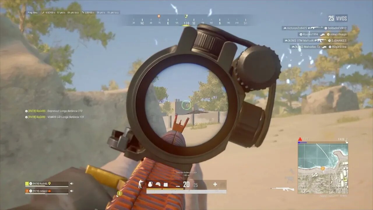 Duo de respeito, jogando com o @Rip3r na multi. #ps4 #pubg #ruche #capa #sniper #rumo900