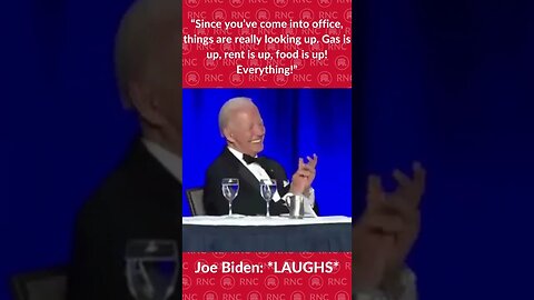 Joe Biden thinks it is funny that Americans are paying more for everything