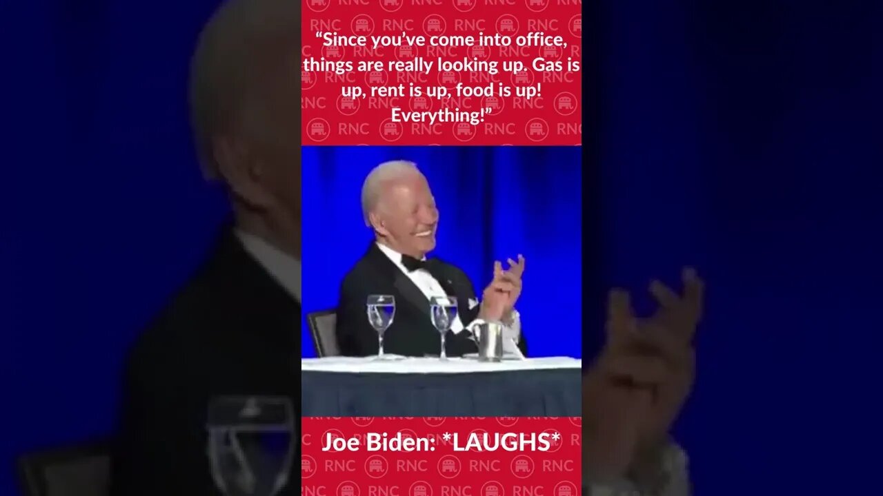 Joe Biden thinks it is funny that Americans are paying more for everything