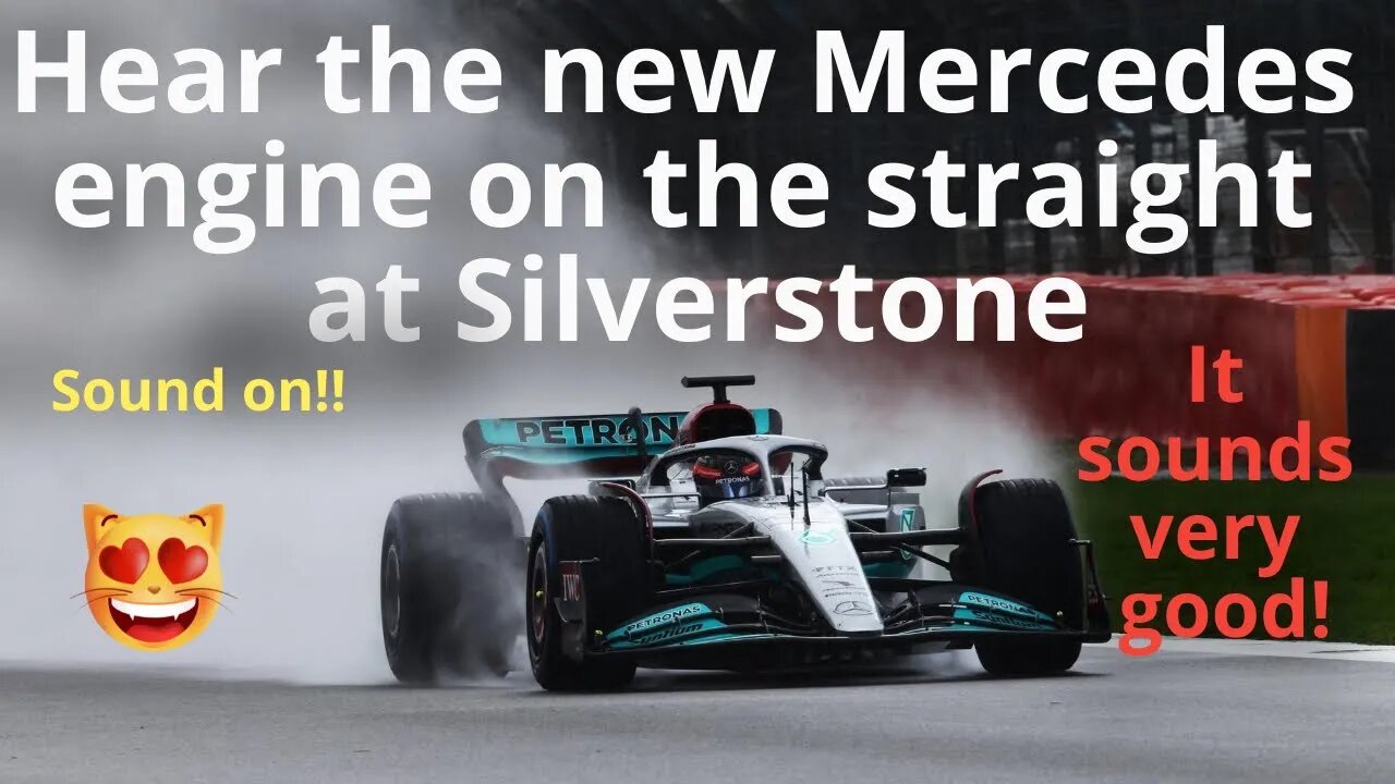 Sound of Merceces W13 Engine Full power