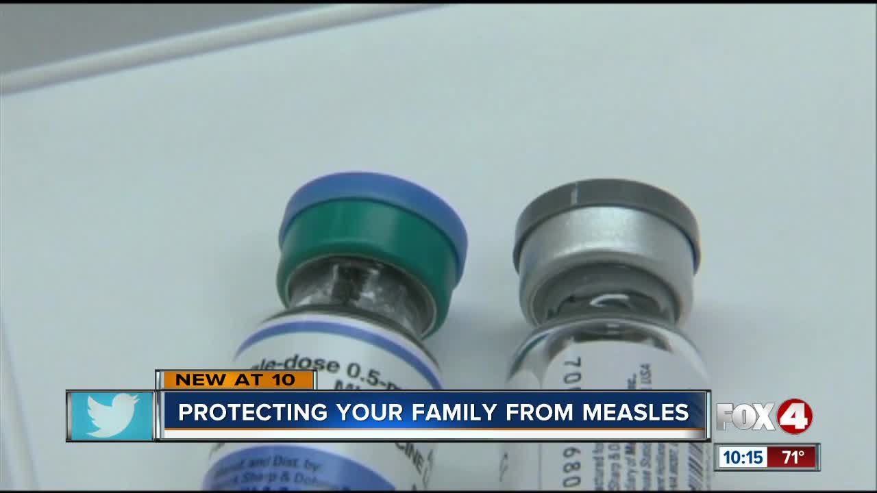 The CDC says measles cases on the rise