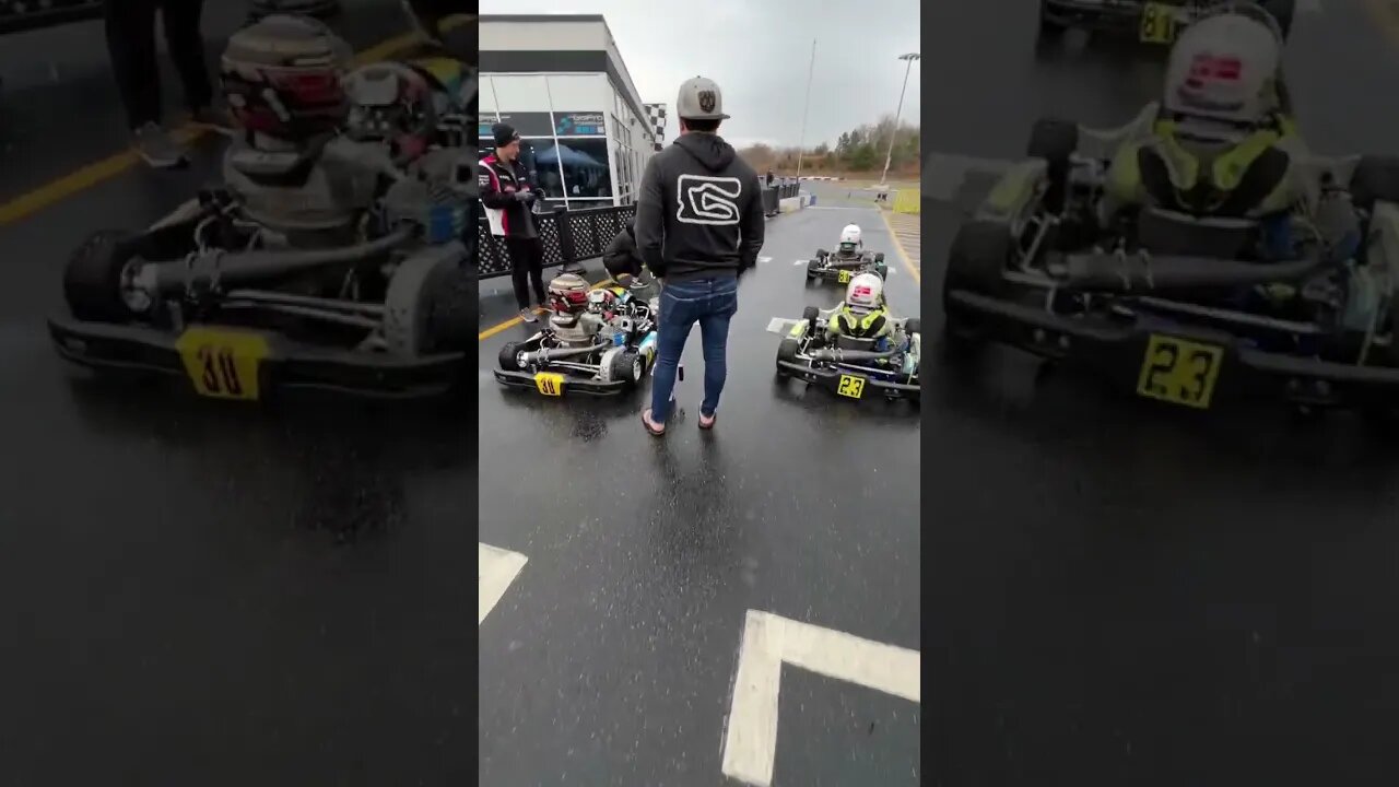 Calm before the storm - #gokart #racing