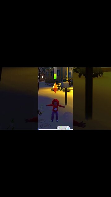 Frank plays in the snow and the plants #shorts