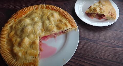 HOW TO MAKE TRADITIONAL IRISH RHUBARB TART!