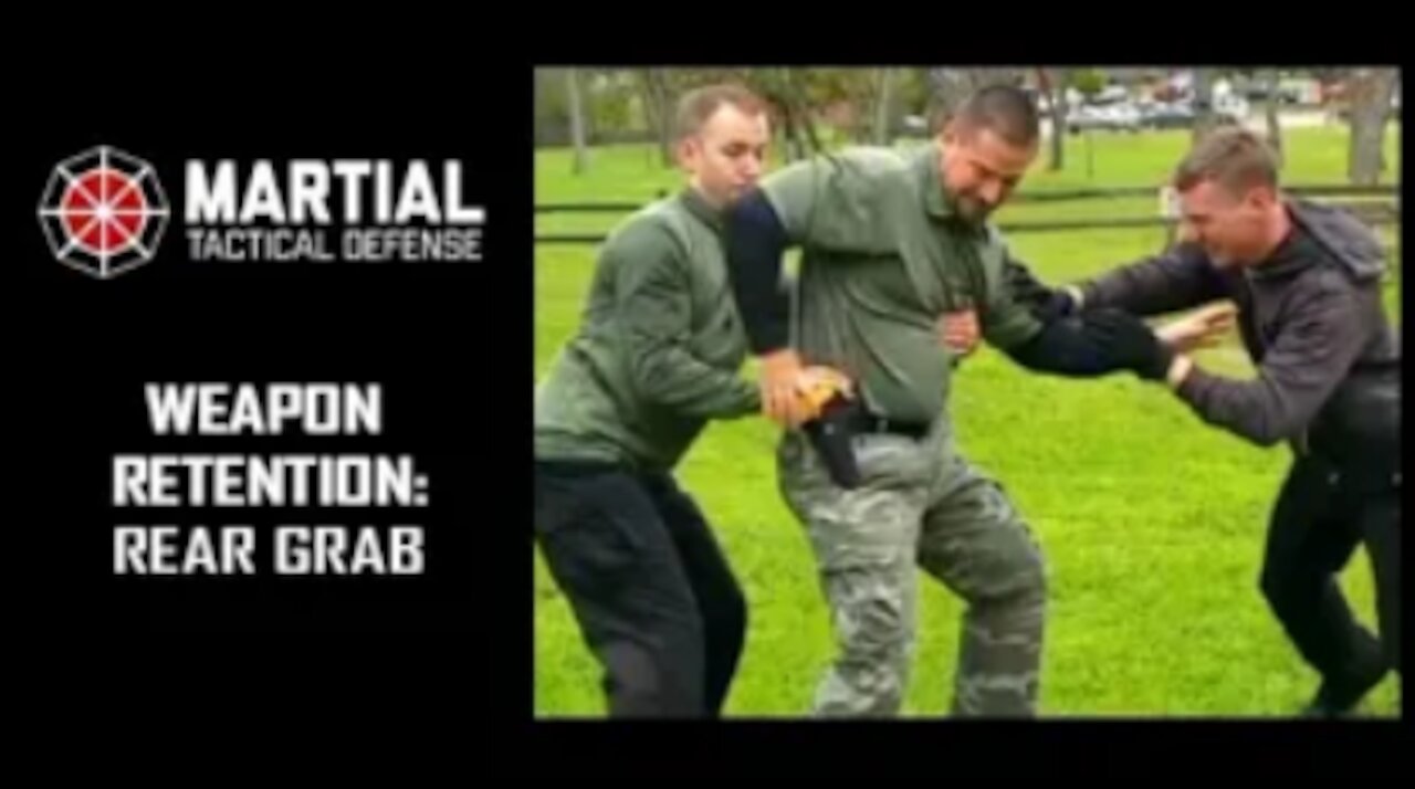 Gun retention: rear grab