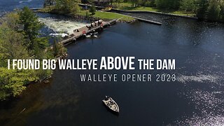 Swimbaits for season opener Walleye - Fishing the upstream side of a dam - 2023