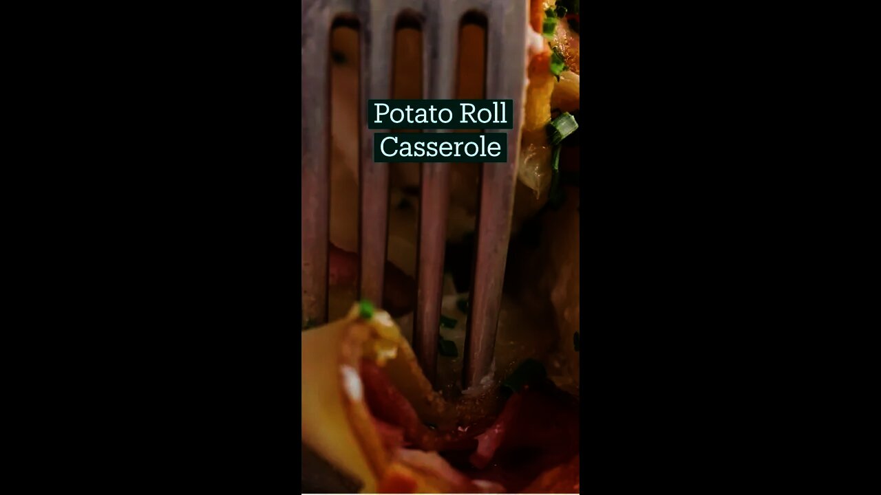 Potato Roll Casserole #shorts