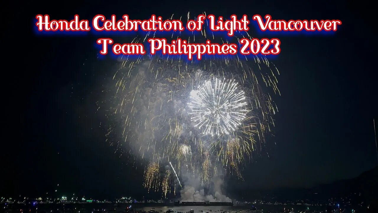 Honda Celebration of Light Vancouver (Team Philippines) 2023