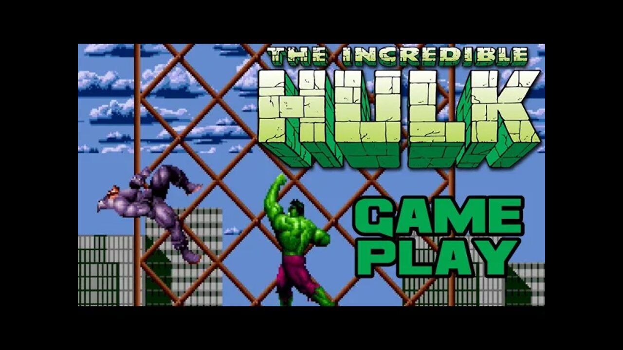 The Incredible Hulk - Sega Genesis Gameplay 😎Benjamillion