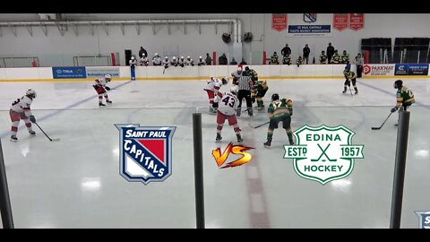 Edina vs St Paul Capitals Bantam A Scrimmage