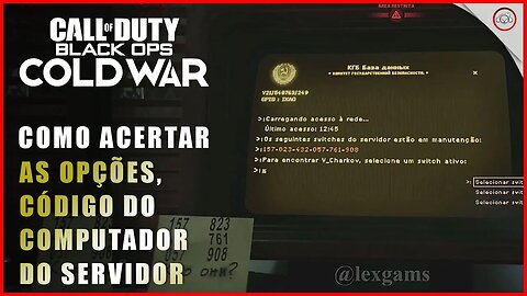 Call of Duty: Cold War, Como acertar as opções, códigos no computador do servidor | super dica