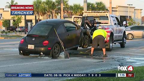 No injuries reported in Cape Coral car fire Friday