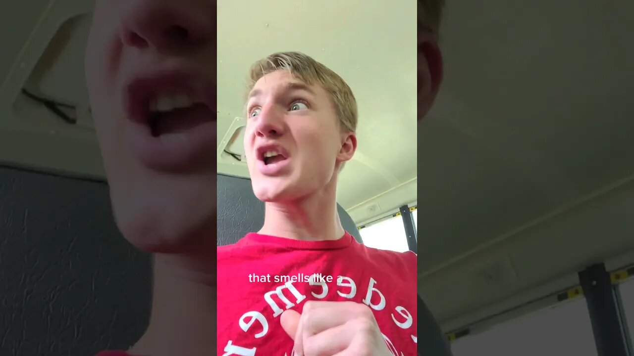 When someone TOOTS on the bus 😄