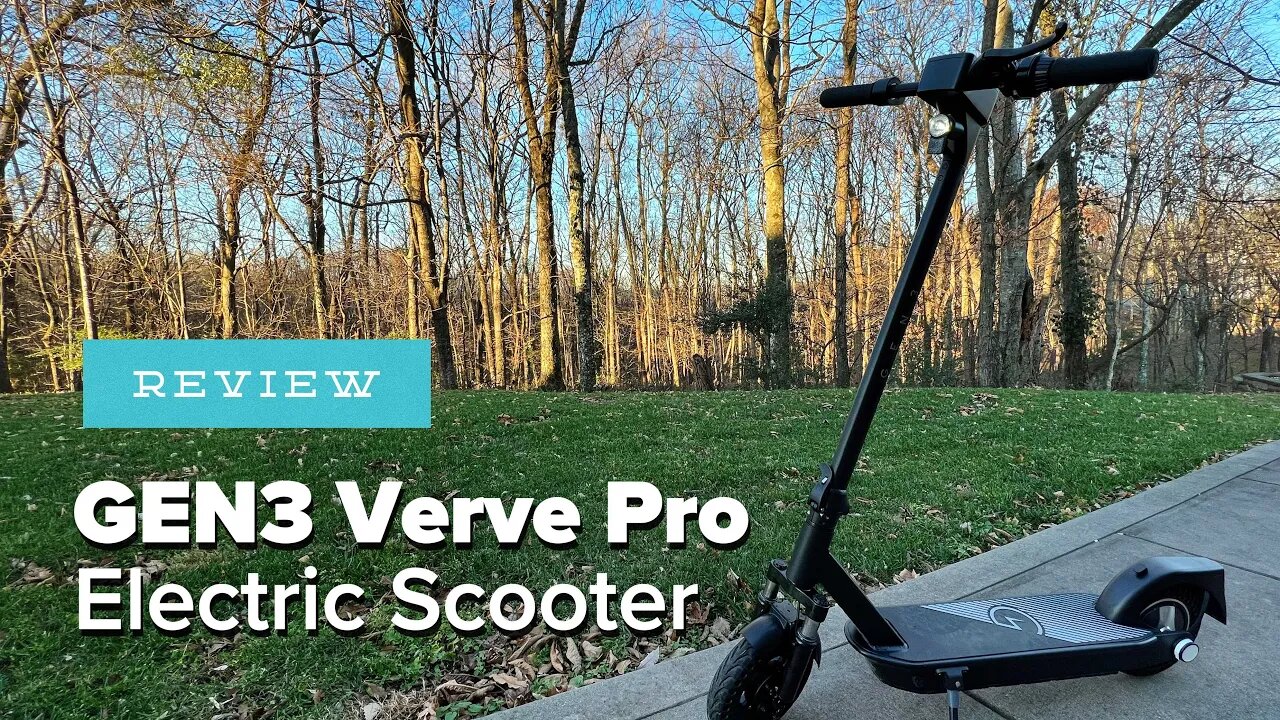 REVIEW: Is the GEN3 Verve Pro a SOLID Electric Scooter?