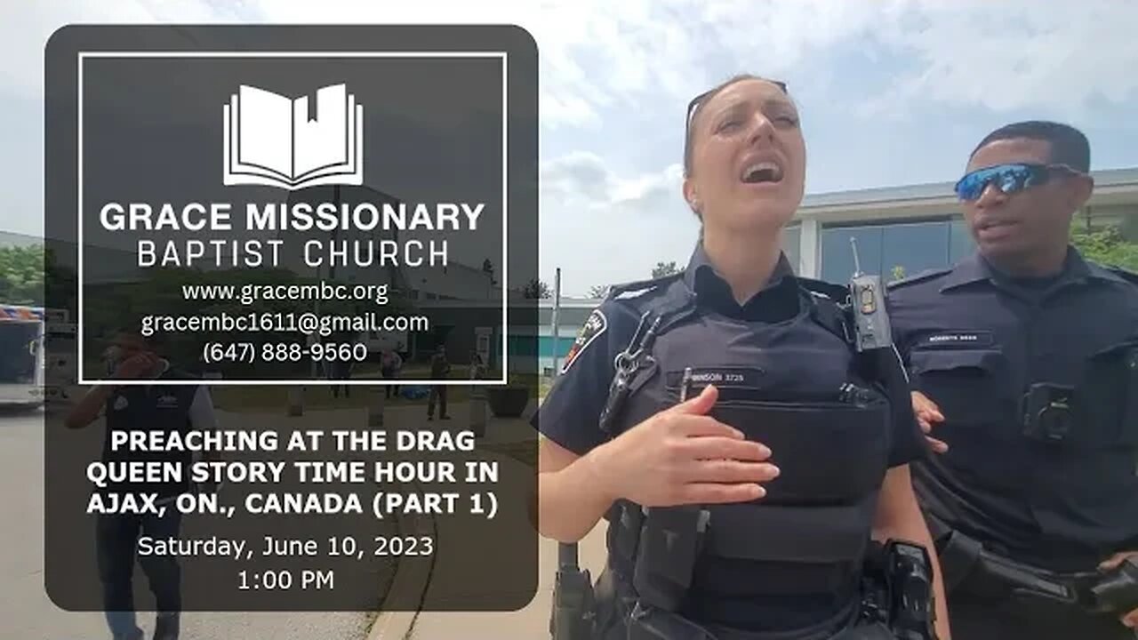 PREACHING AT THE DRAG QUEEN STORY TIME HOUR IN AJAX (Part 1)