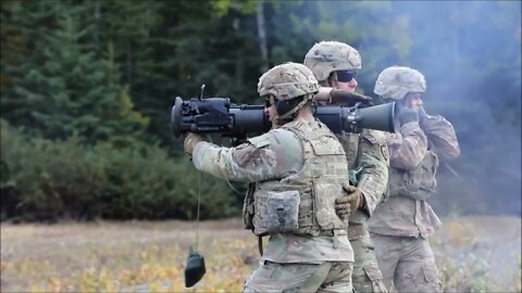 Spartans Paratroopers Fire Carl Gustaf Rifle