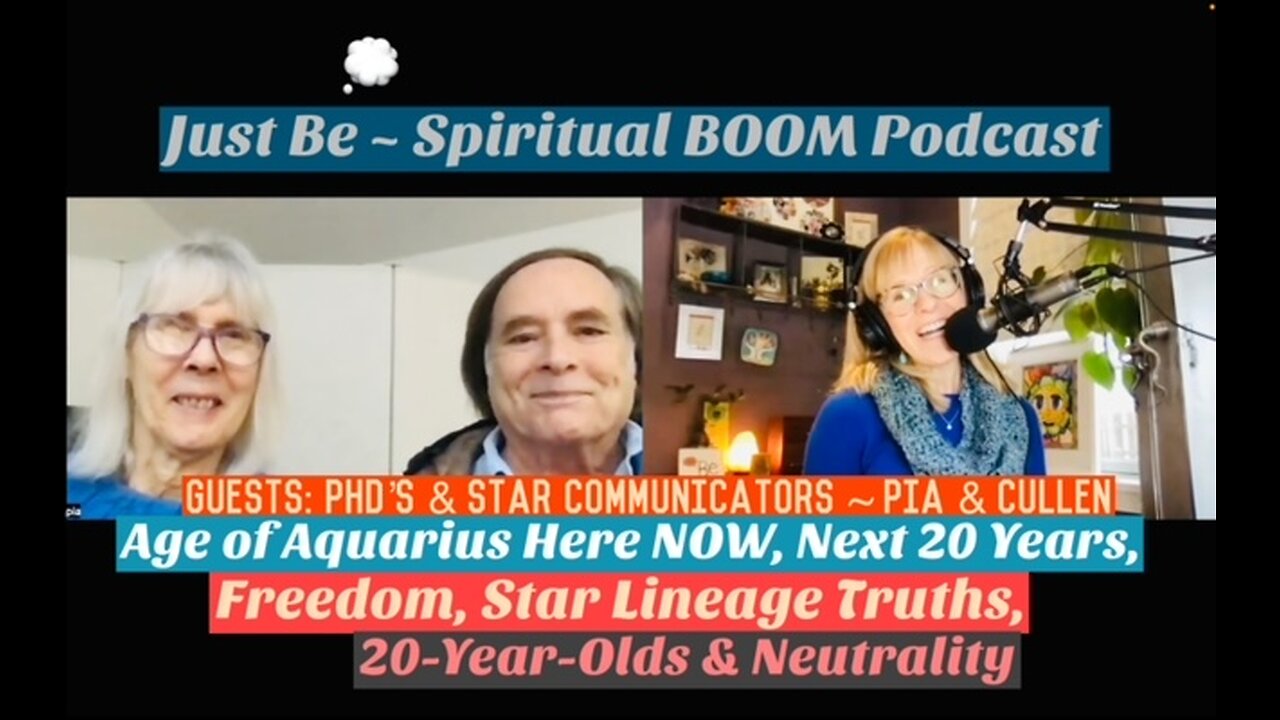 Just Be~Spir BOOM: Star Agents Pia & Cullen: Age of Aquarius...