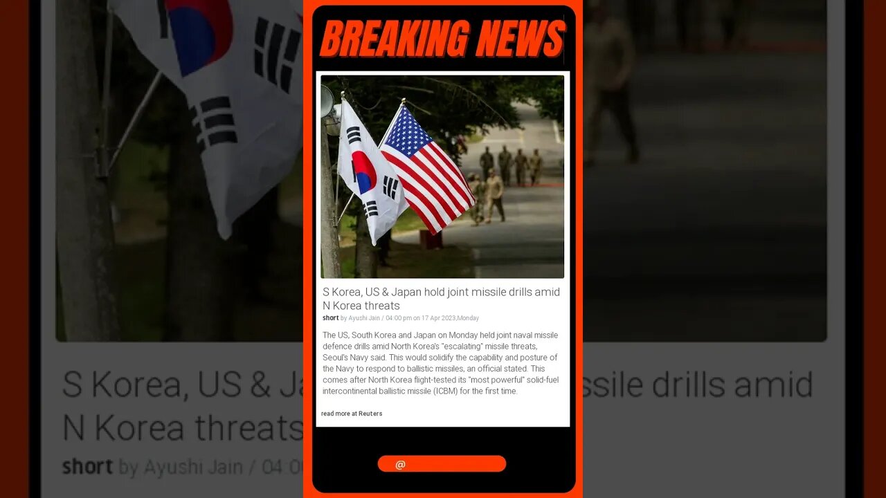 US, South Korea, Japan Unite to Counter N. Korea Missile Threats | #shorts #news