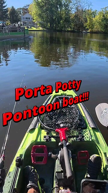 Porta Potty Pontoon Boat 🤣