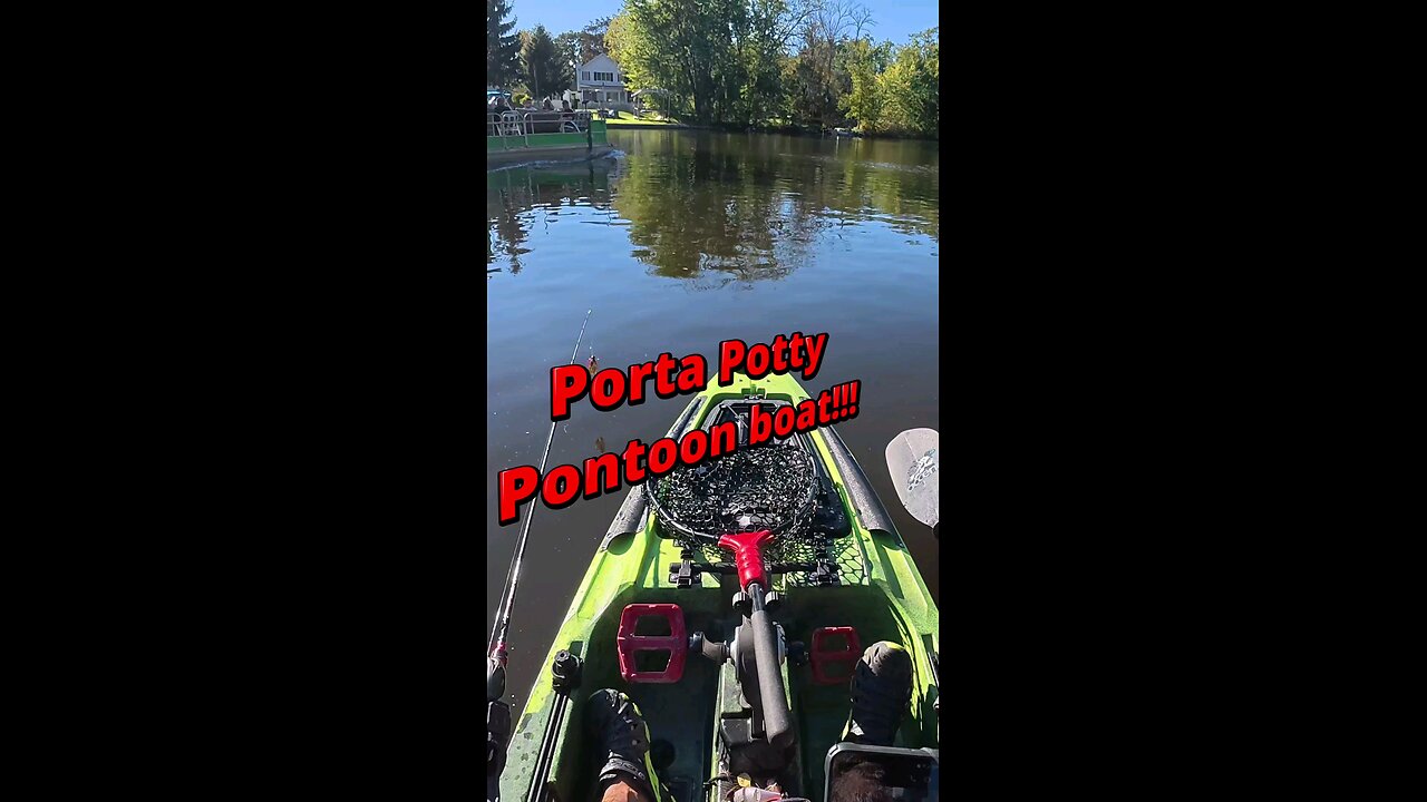 Porta Potty Pontoon Boat 🤣