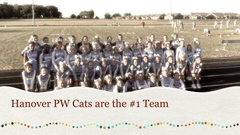 Hanover Pop Warner "Cats are the #1 Team"