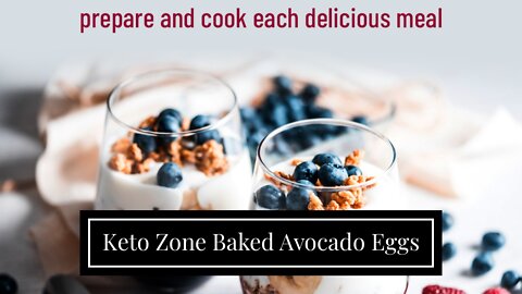 Keto Zone Baked Avocado Eggs