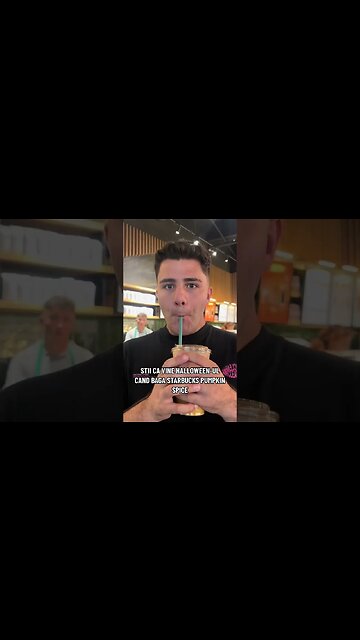 STII CA VINE HALLOWEEN-UL CAND BAGA STARBUCKS PUMPIN SPICE #oguritamica #manaciosul