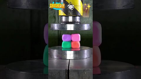 crushing golden candy and a bunch of other things (very Satisfying)