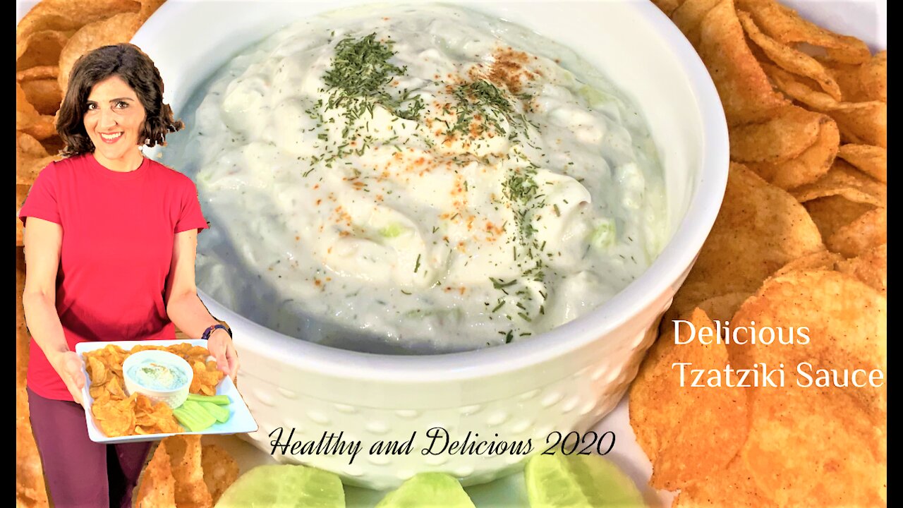 How to Make Easy and Delicious Tzatziki Sauce (To Serve with Gyros)