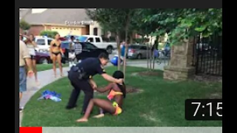 Texas copregine after pool perfactoin video goes viral