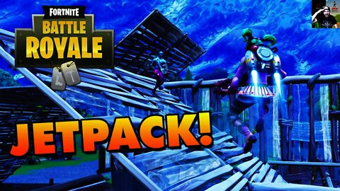 Fortnite Battle Royale - JETPACK Gameplay (Gun Fights Mid Air)!