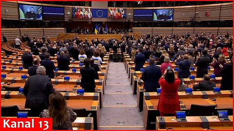 Zelenskyy addresses EU Parliament session to mark 1,000 days of full scale invasion of Ukraine