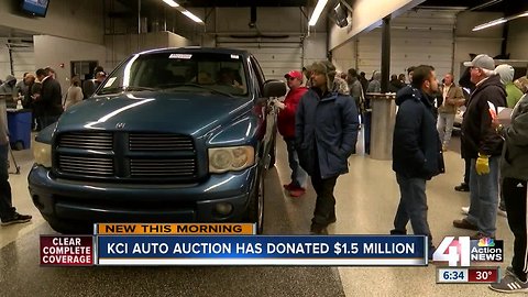 Auto auction donates more than $1M to KC organizations