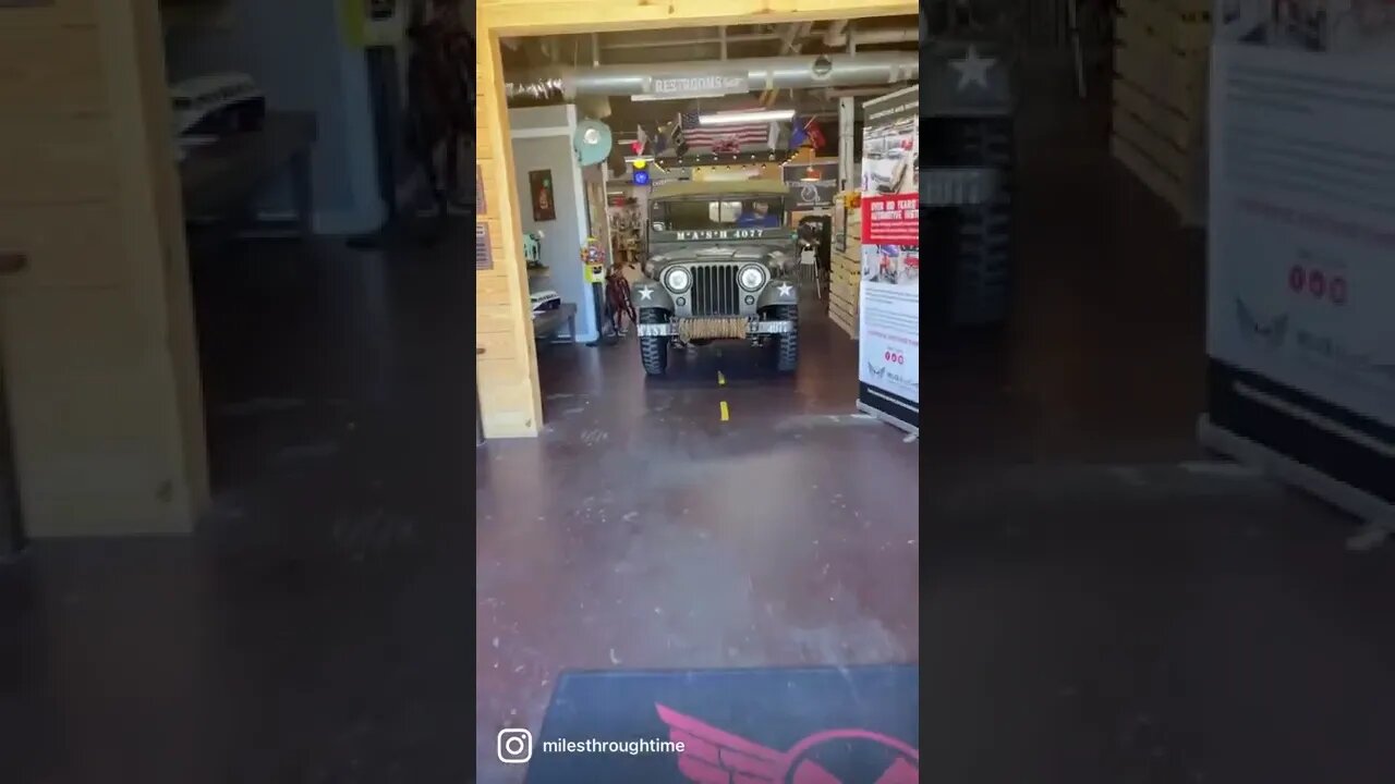 M.A.S.H. Jeep Leaving the museum for one last mission.