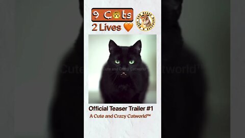 Try NOT to Laugh! 😹 Official #9Cats2Lives Teaser Trailer | Funny Cat Videos #Shorts